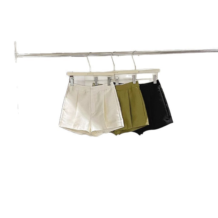Dame Elegante High-Waist Shorts i høj kvalitet twill stof Stilla