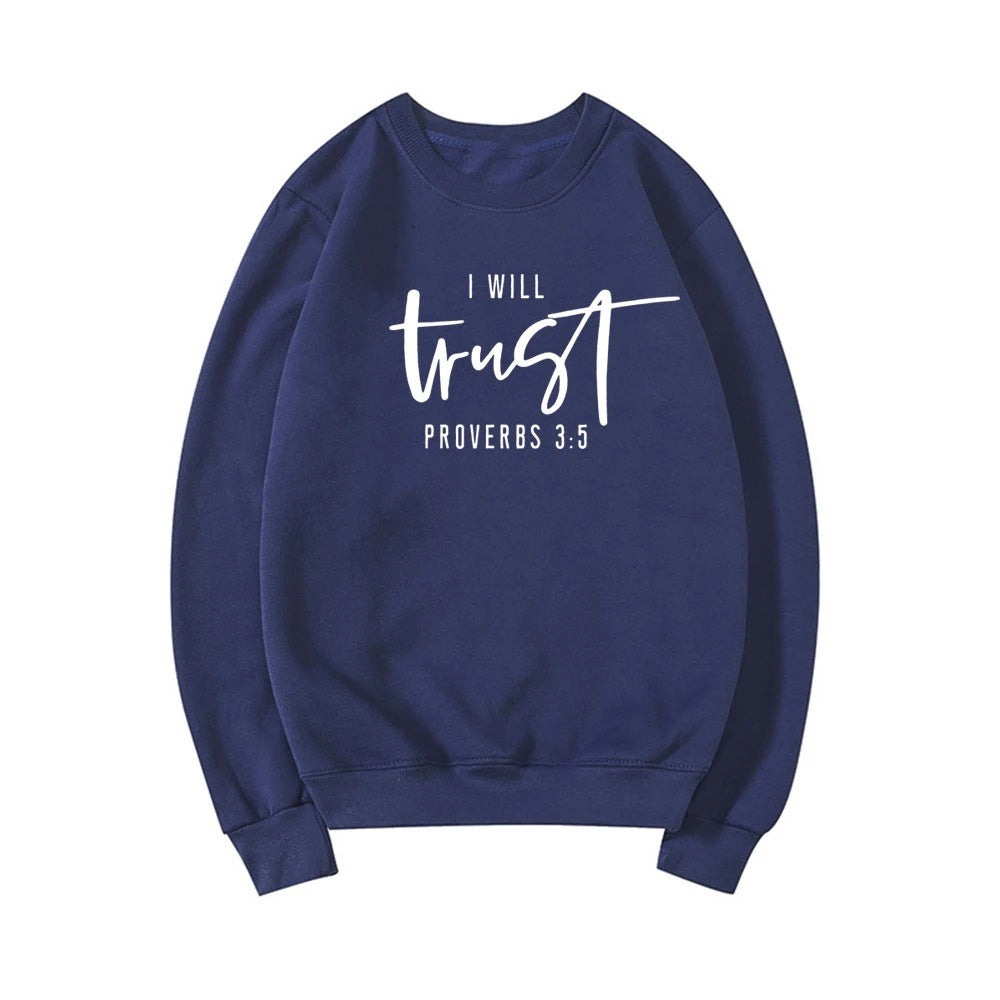 Kvinders sweatshirt med motiverende tekst og komfortabel pasform Stilla
