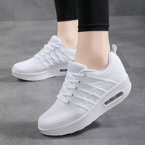 Dame Let Strik Løb Sneakers med Luftpolster Understøttelse Stilla