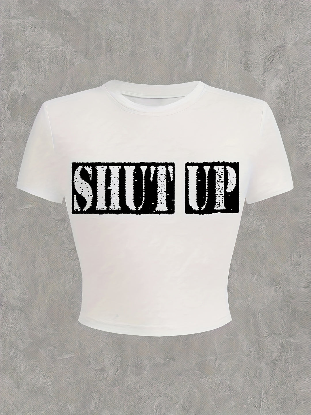 Dame Crop-T-Shirt med sjov fødselsdags-slogan og kropsnær pasform Skovae