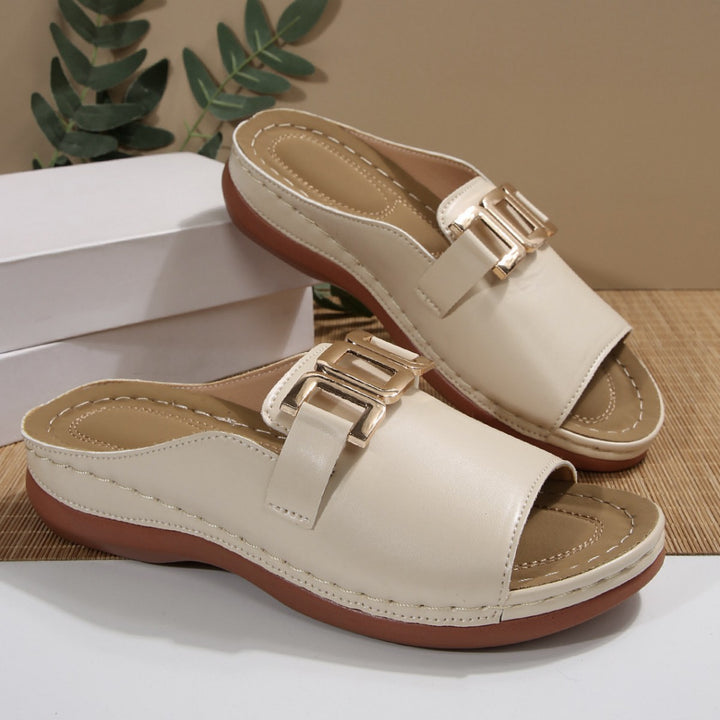 Dame Elegante Fritids Slide Sandaler Stilla