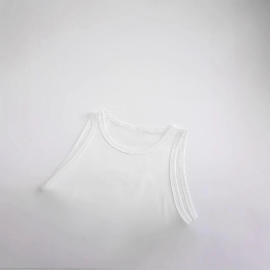Dame Crop-Top med friskt citronmotiv og afslappet skæring Skovae