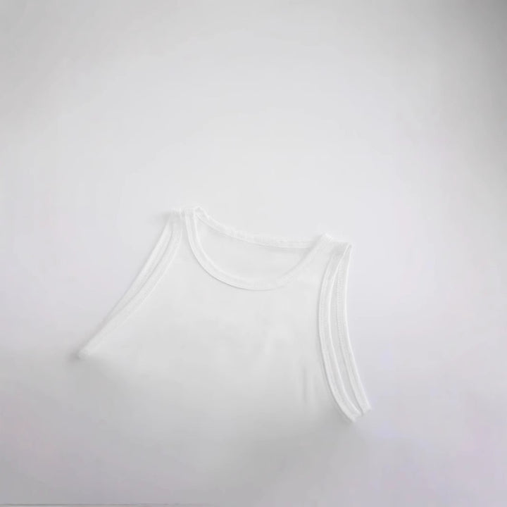 Dame Crop-Top med friskt citronmotiv og afslappet skæring Skovae