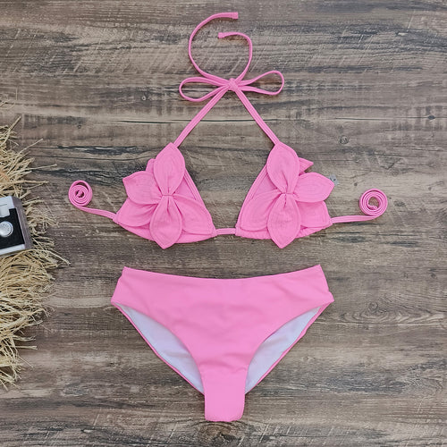 Dame Bikini-sæt med floral bustier og legende trusser Stilla
