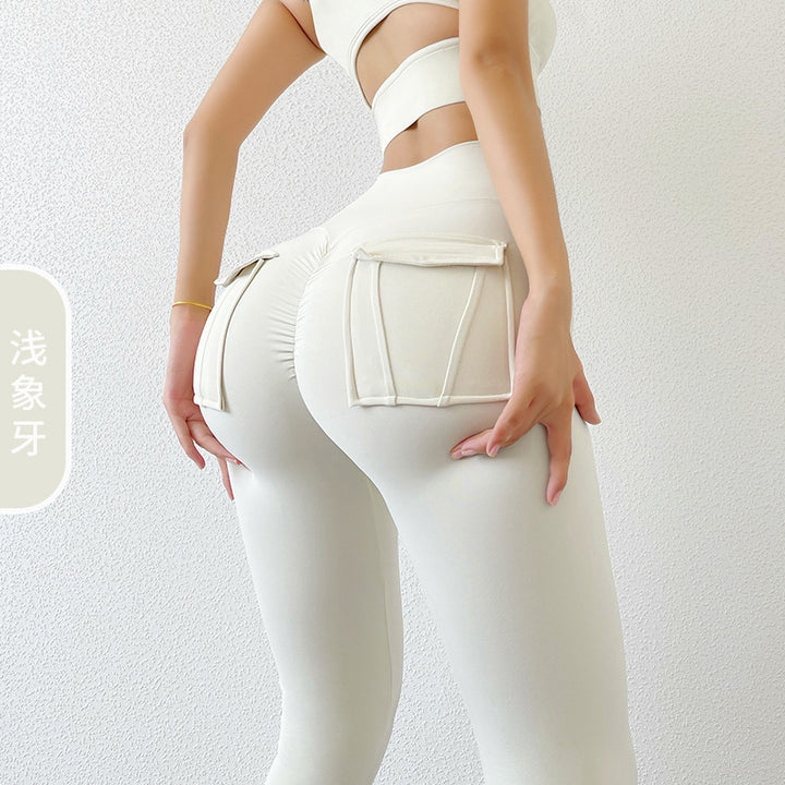 Dame Sculpting leggings med høj talje og praktiske lommer Stilla