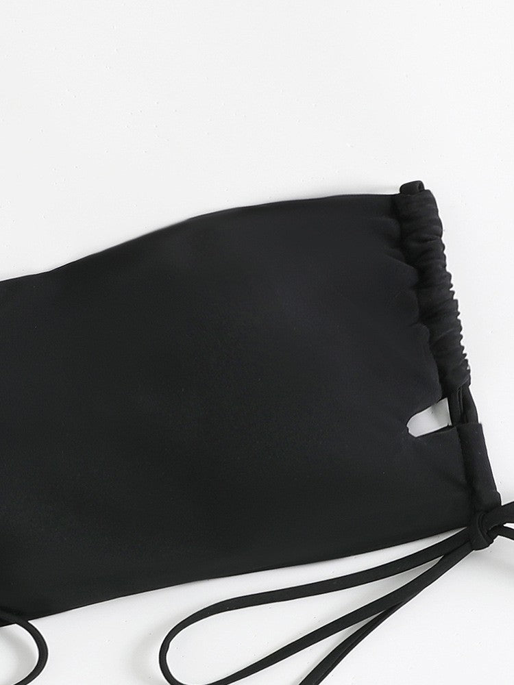 Dame Bandeau Stil Justerbar Bikini Sæt Stilla