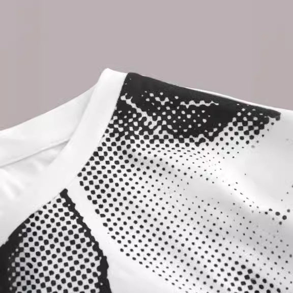 Dame Kunstnerisk designet Grafikskjorte Stilla
