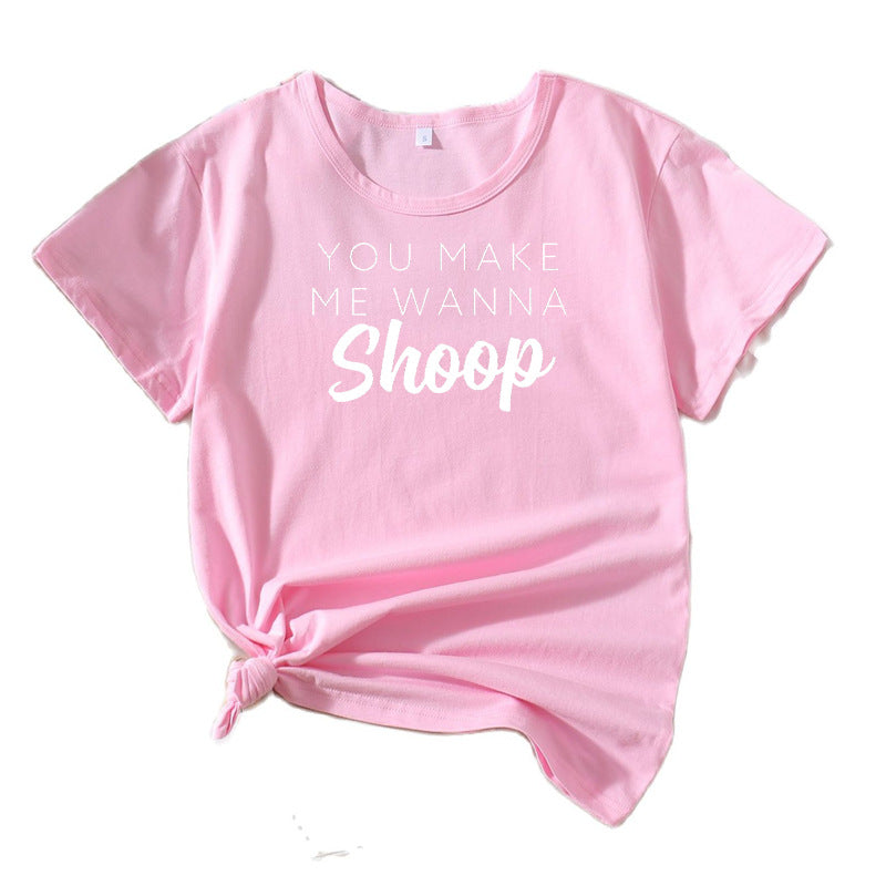 Dame Casual Statement Grafik T-shirt Stilla