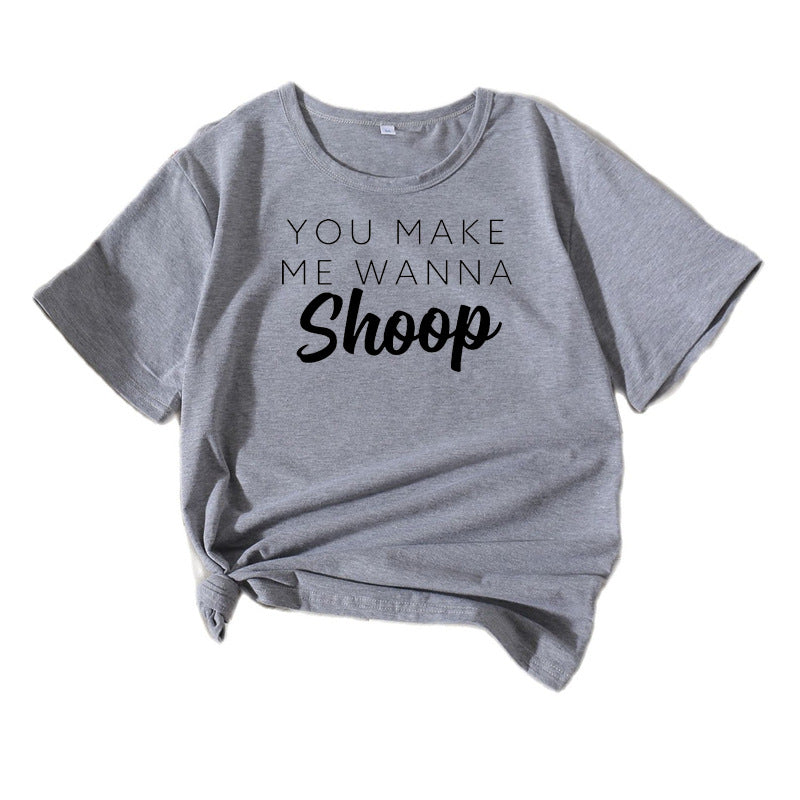 Dame Casual Statement Grafik T-shirt Stilla