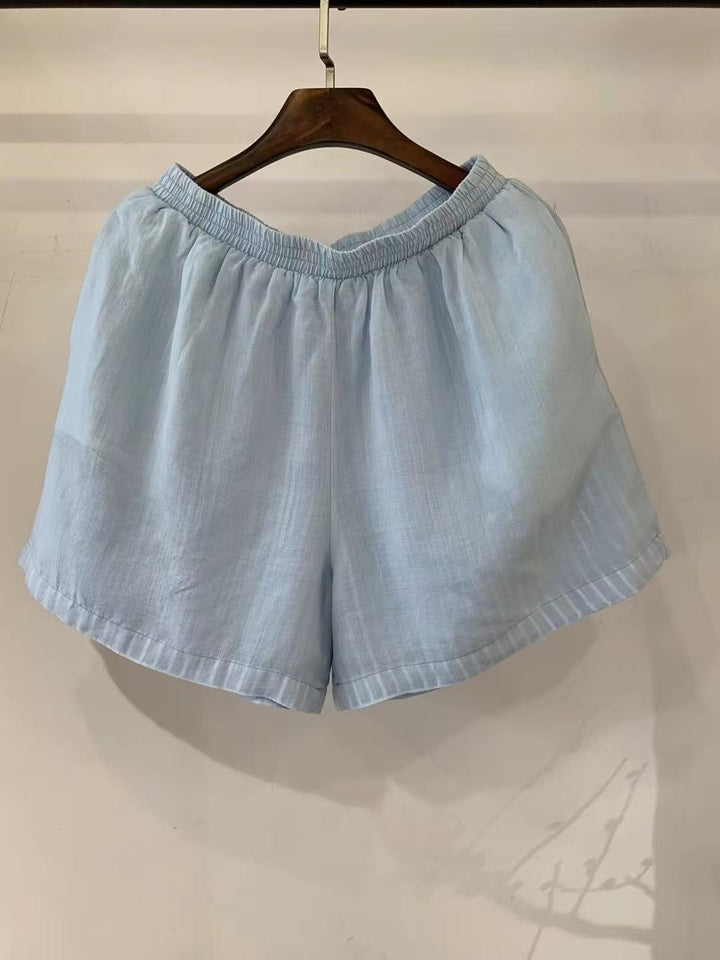 Femme Letvægts Afslappet Pasform Sommer Shorts Stilla