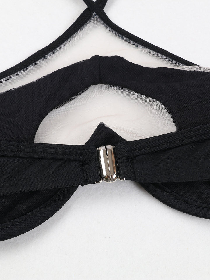 Dame to-delt sæt med elegant bandeau-top og flydende maxi-nederdel Stilla