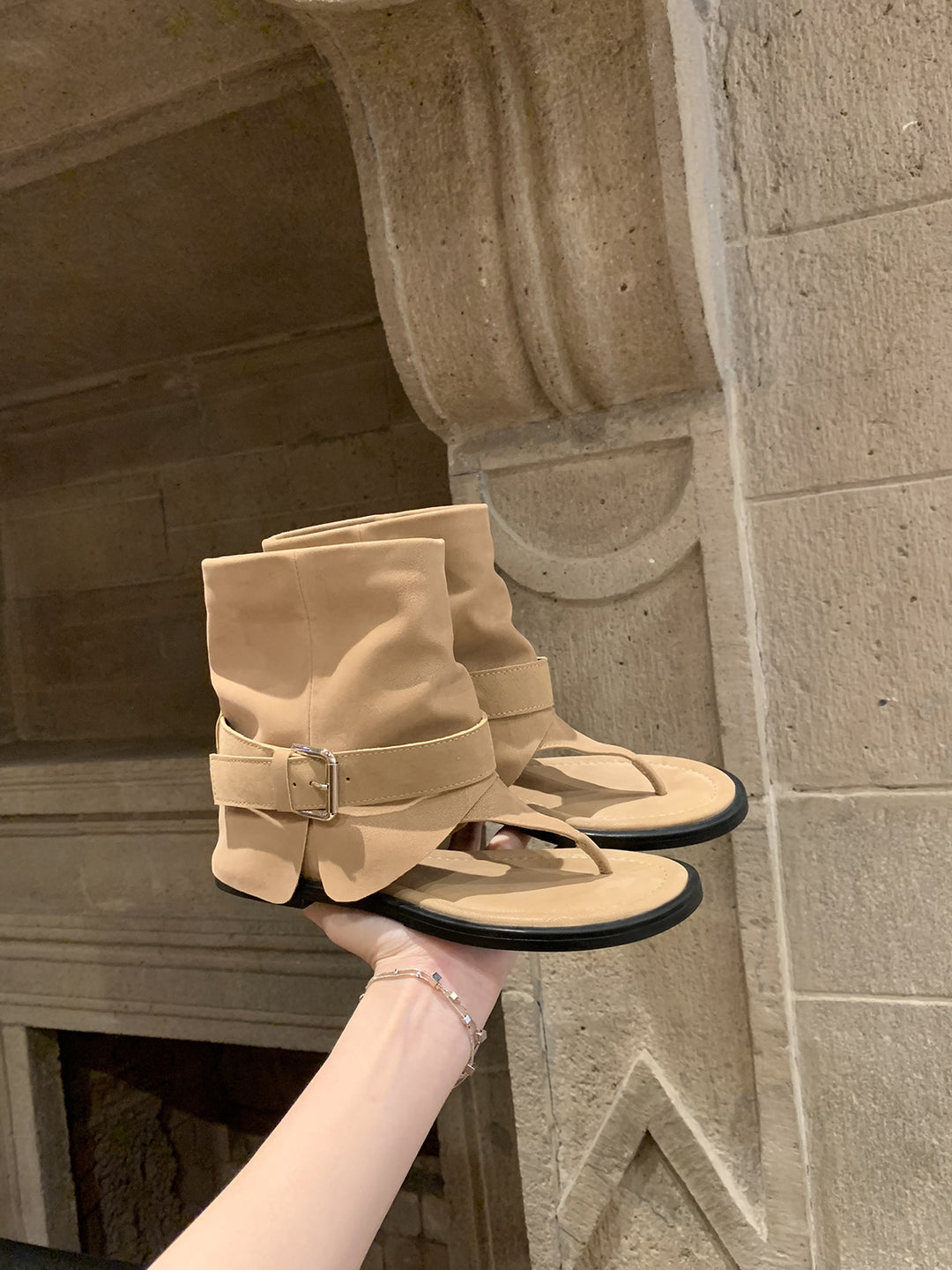 Dame Modebevidste Anklerem Sandaler Stilla