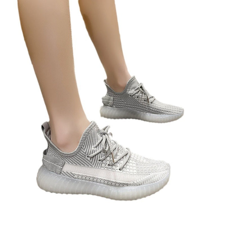 Dame åndbare sneakers med fleksibelt mesh-overmateriale og skridsikker sål Stilla