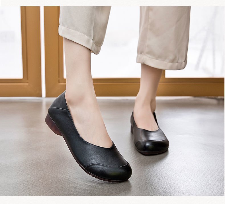 Dame nan elegante Slipper-Ballerina med ergonomisk komfortfod seng og diskret pynte søm Skovae