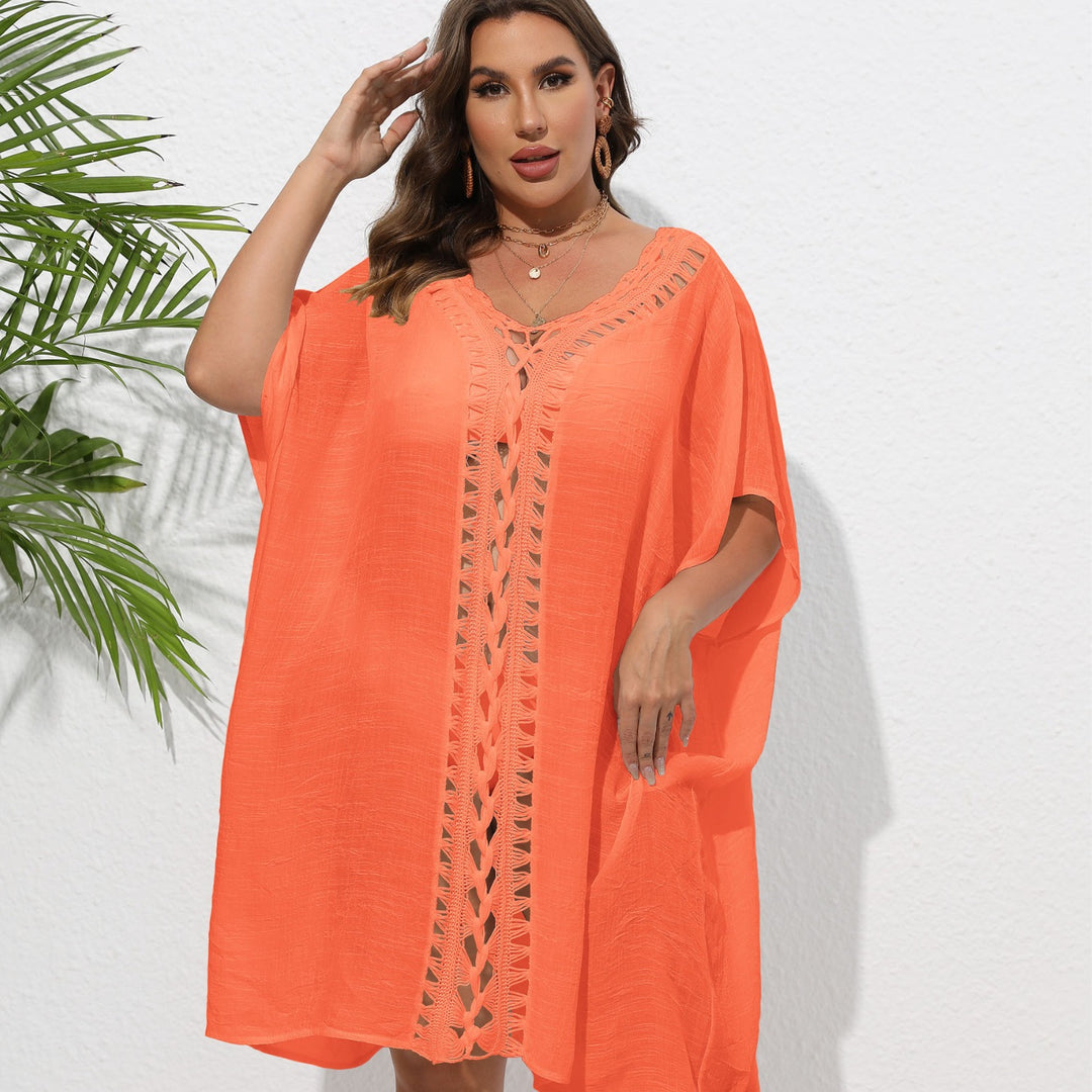 Femme Bohemian Hæklet Strand Kaftan Stilla