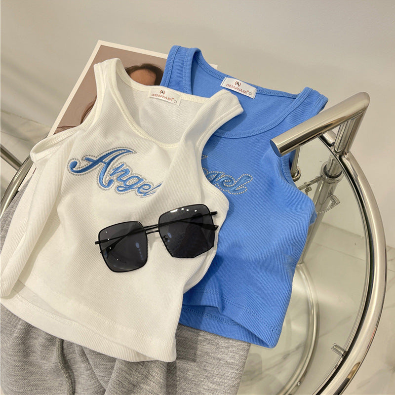 Femme Casual Broderet Tanktop Stilla