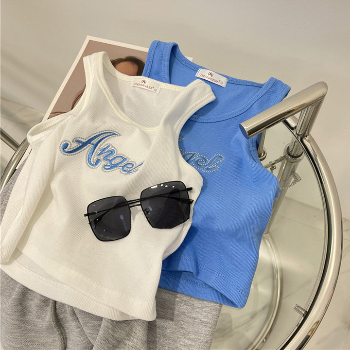 Femme Casual Broderet Tanktop Stilla