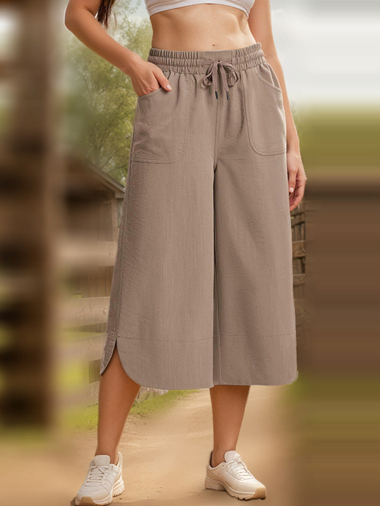 Dame løs Culotte med elastisk talje og praktiske lommer Stilla