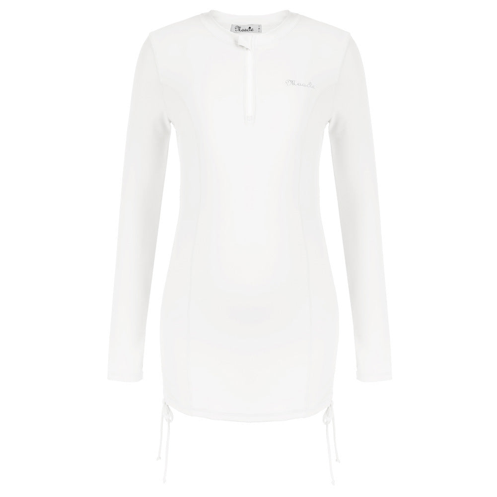 Dame Langærmet Rashguard med Snøre og UV-Beskyttelse Stilla