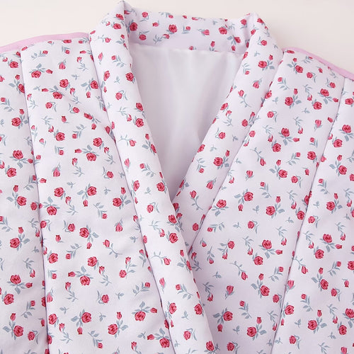 Femme quiltet Floral Vinterjakke Stilla