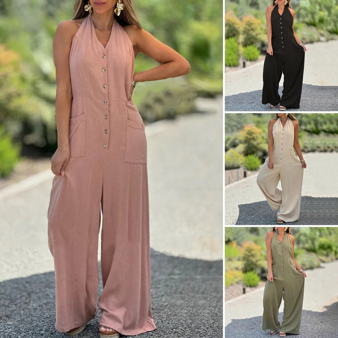 Dame Maxikjole i afslappet jumpsuit-stil Stilla