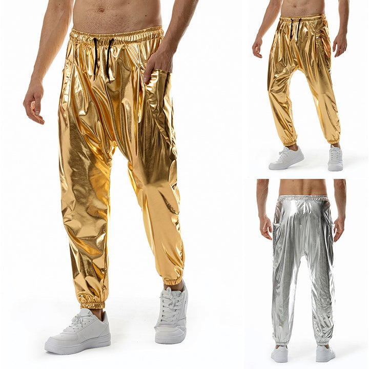 Herrer Sleek Højtydende Metallisk Joggingbukser Stilla