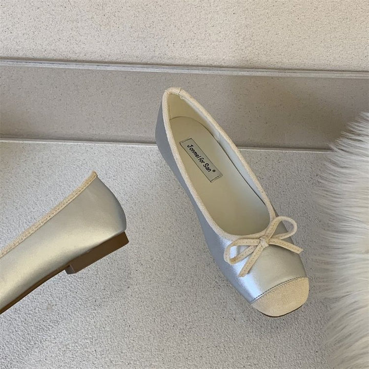 Dame Ballerinas med elegant sløjfe-design og ædel fodseng Stilla