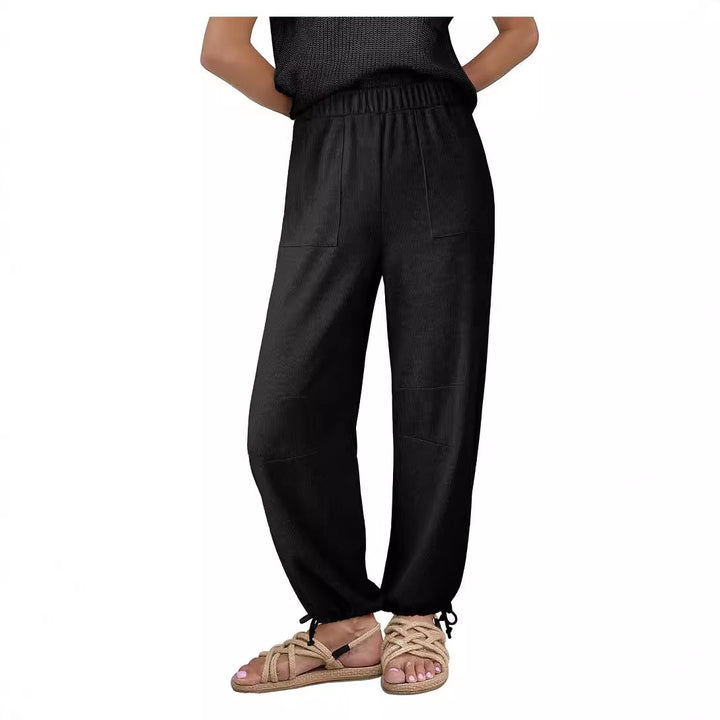 Dame Relaxed Fit Rib Bukser