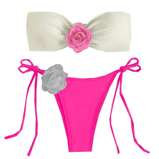 Dame Floral Smykket To-delt Bikini-Sæt Stilla