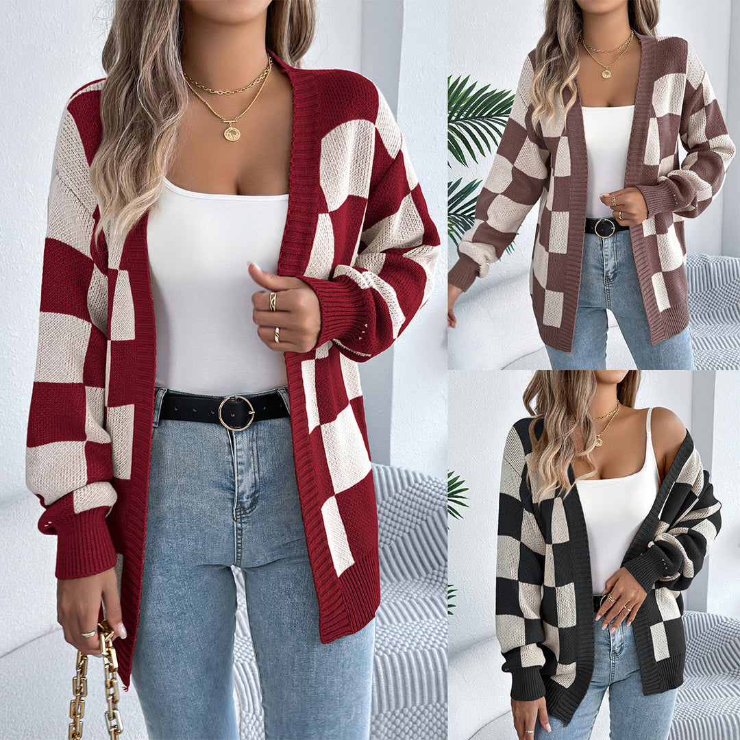 Dame Ternet Strik-Cardigan Stilla