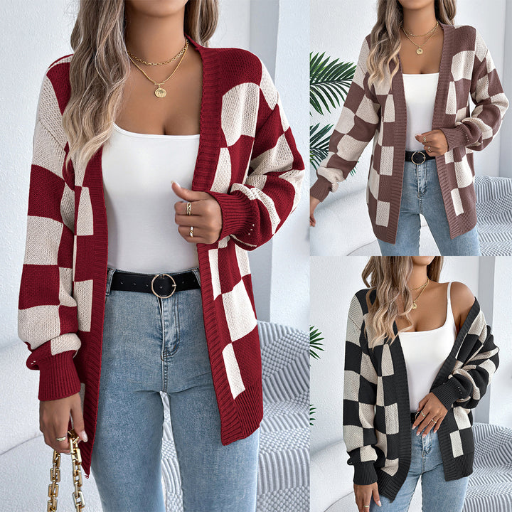 Dame Ternet Strik-Cardigan Stilla