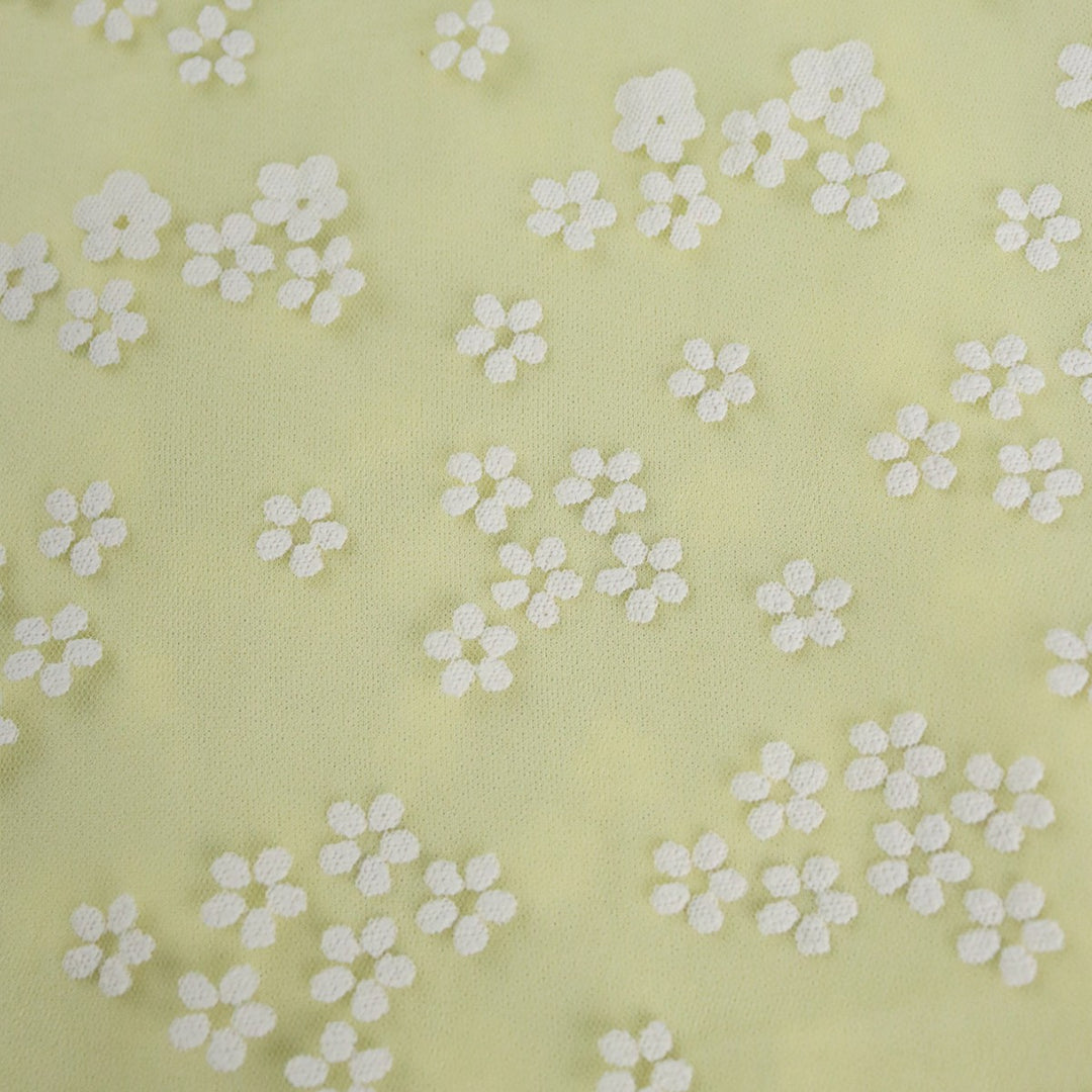 Damer Elegant tylkjole med blomstermønster og puffærmer Skovae