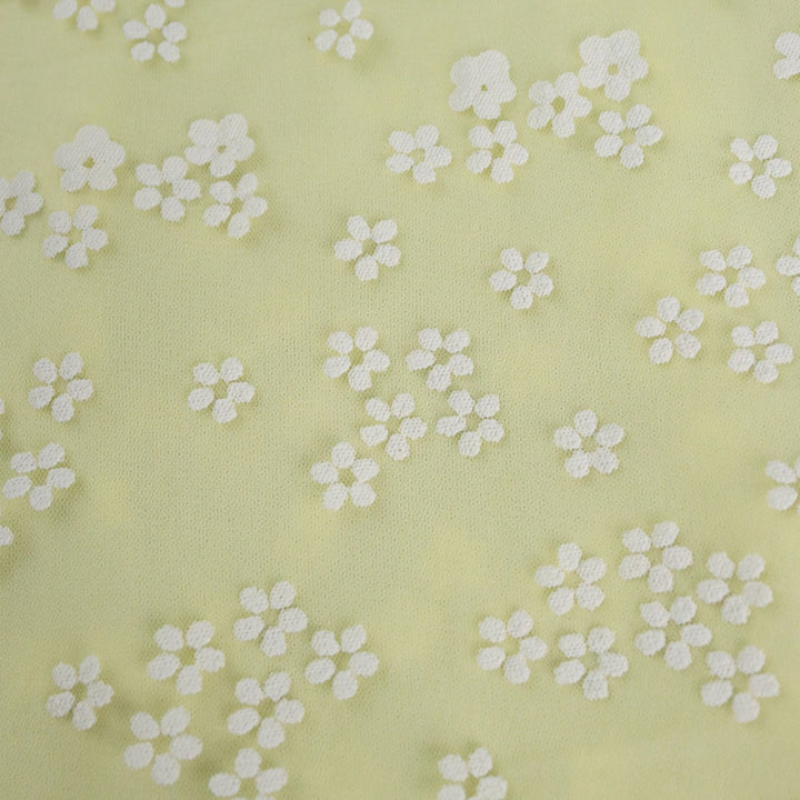 Damer Elegant tylkjole med blomstermønster og puffærmer Skovae