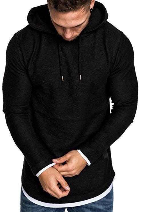 Herrer Stilfuld Langærmet Hoodie Top Stilla