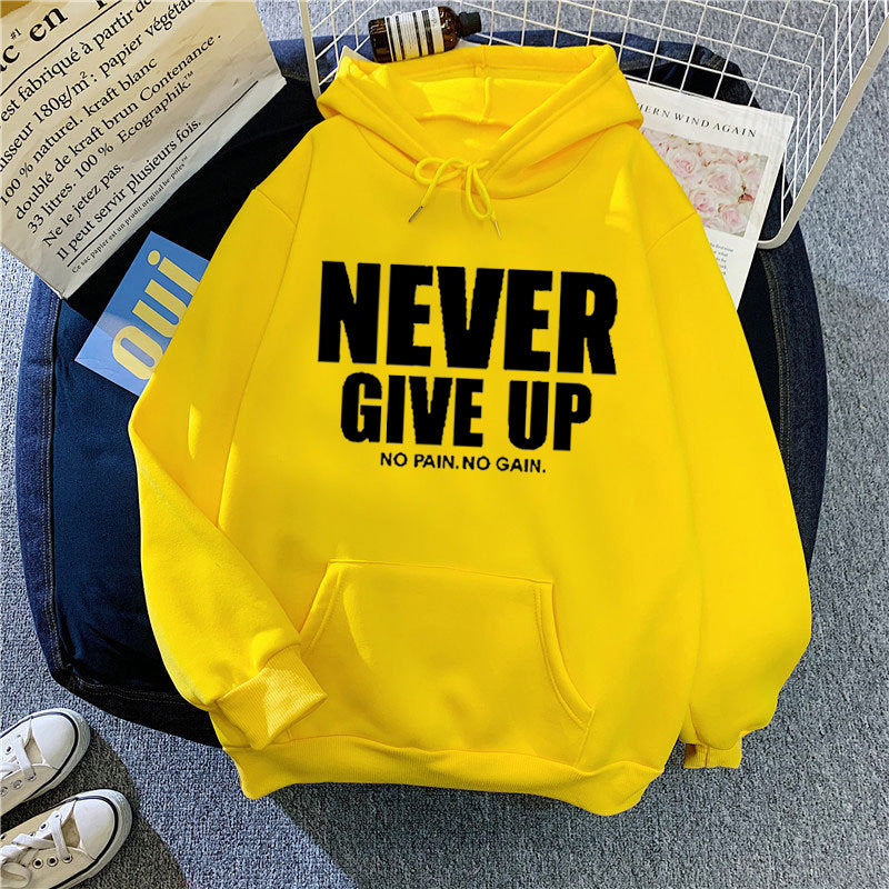 Kvindernes hoodie med motiverende skrifttype Skovae 1772613019