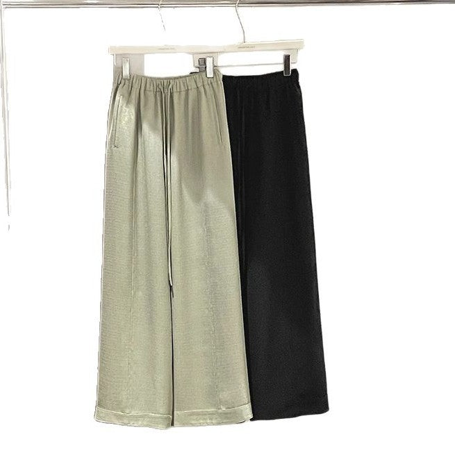 Dame bred Culotte med elastisk talje og flydende stof Stilla