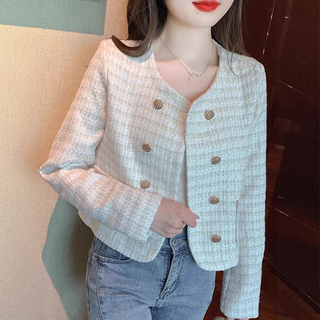 Kvindernes Komfortable og Stilige Korte Jakke Stilla