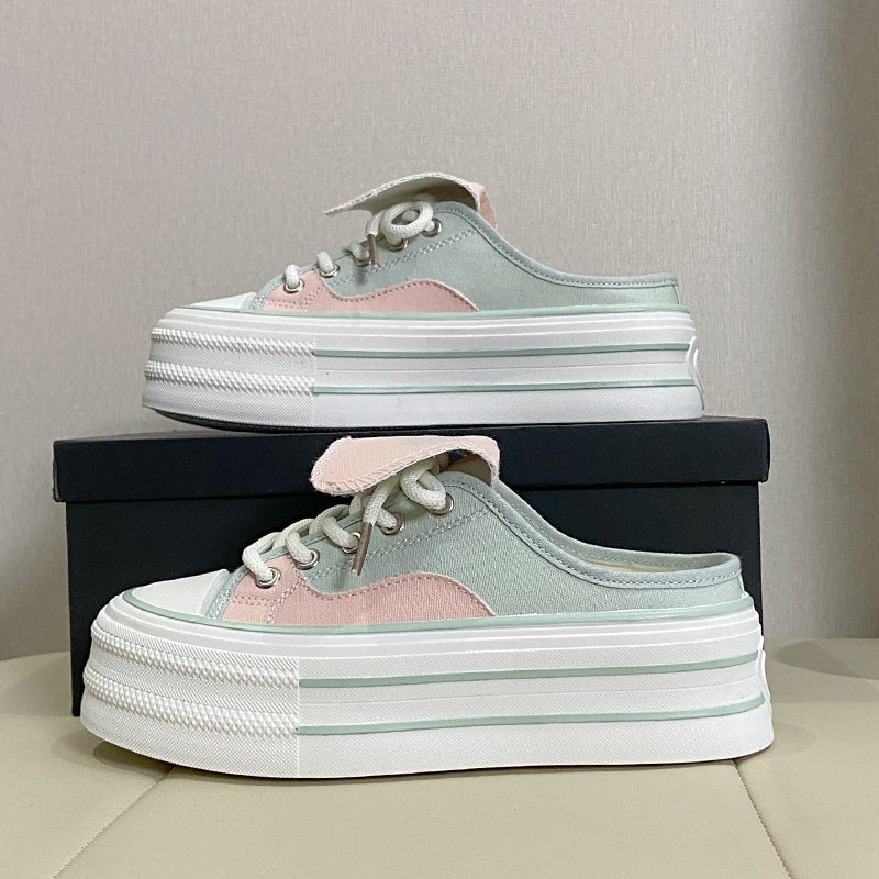 Dame modische Sneakers med elastisk velcro og åndbart overtøj Stilla