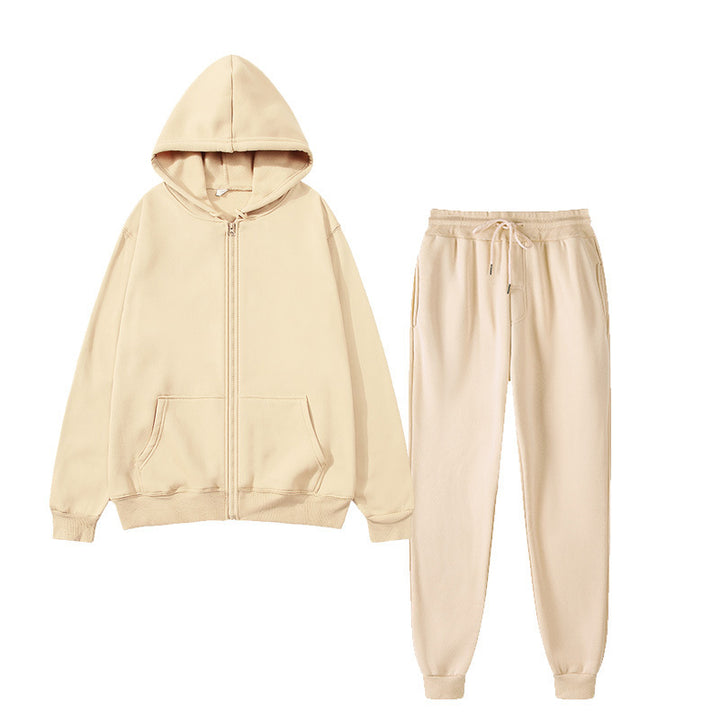 Kvinders hoodie sæt med komfortabel pasform og lynlås Stilla