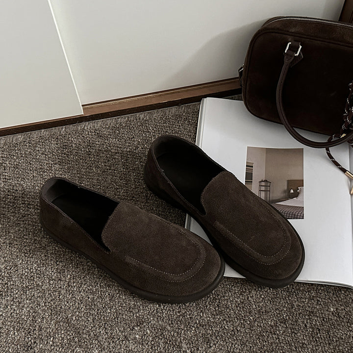 Femme Nubuck Slip-ons Stilla
