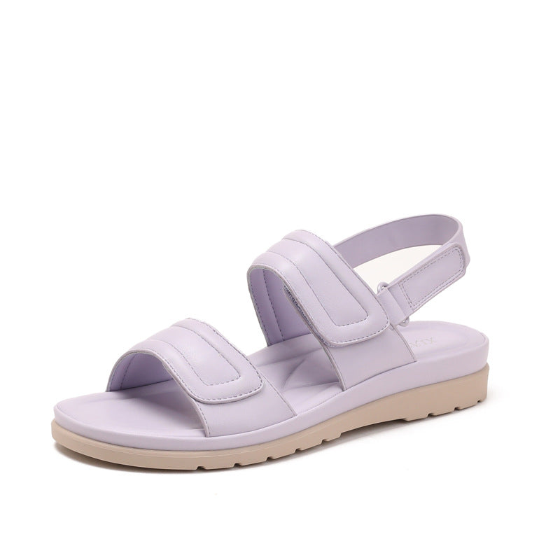 Dame komfortable sandaler med justerbare velcro-lukninger og dæmpende fodseng Stilla