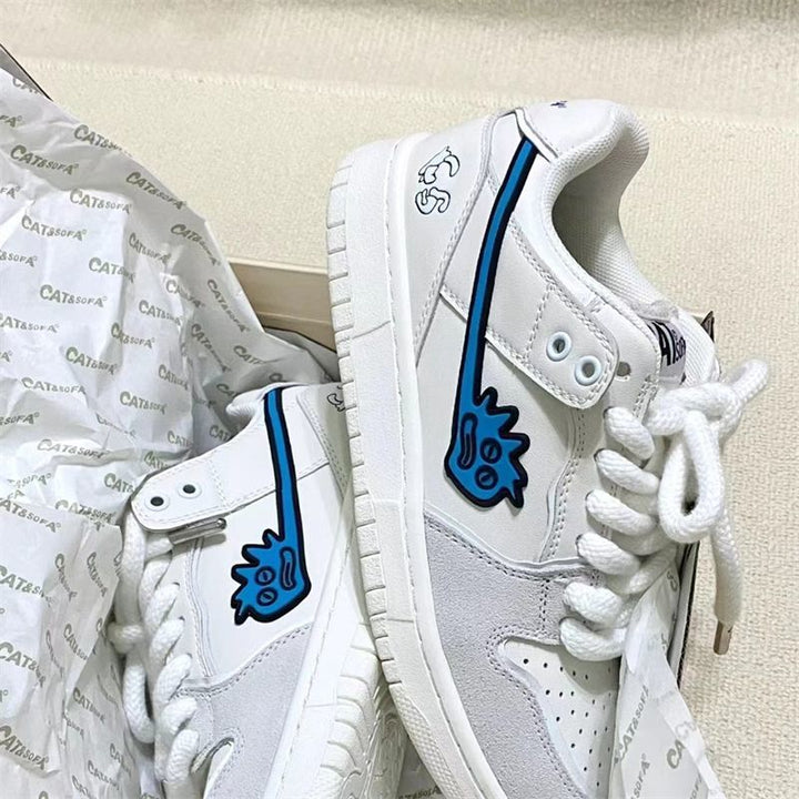 Dame Sporty Sneakers med stilfuldt cartoontryk og åndbart overfladestruktur Stilla