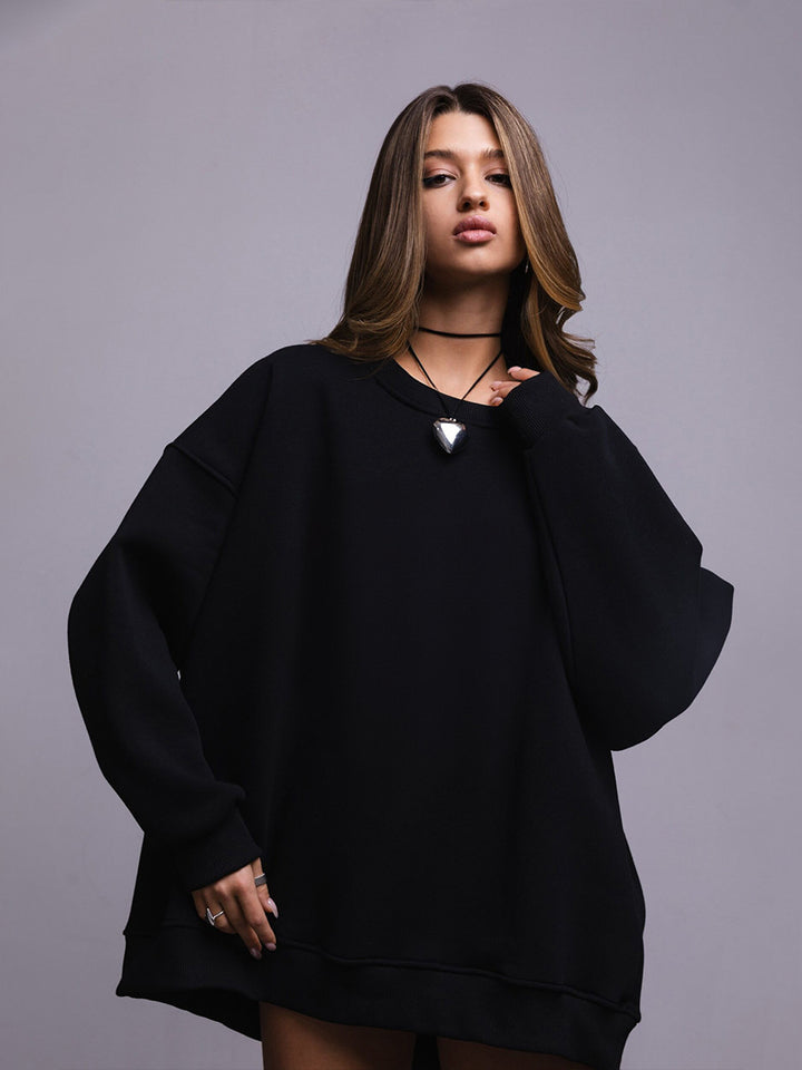 Kvindernes oversized sweatshirt med afslappet pasform og blødt for Stilla