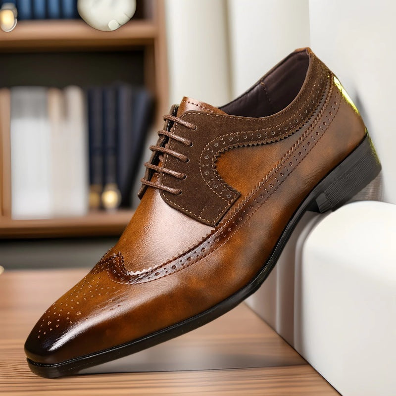 Herrer Klassiske Brogue Dress sko Stilla