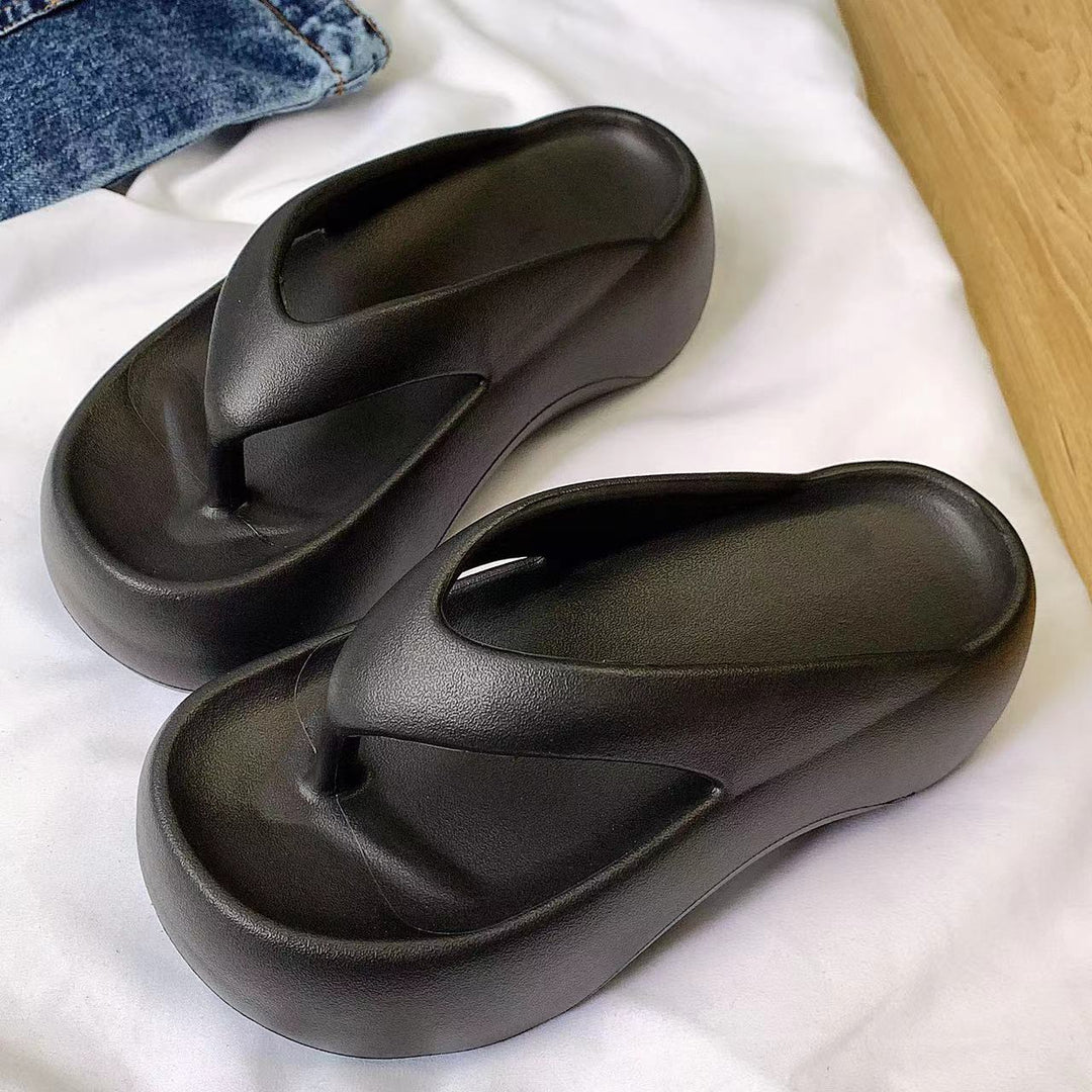 Dame komfortable platform-sandaler med ergonomisk fodseng Stilla