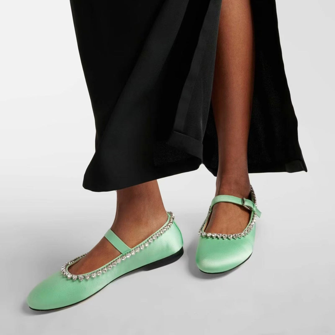 Femme Elegant Dekoreret Mary Jane Flats Stilla