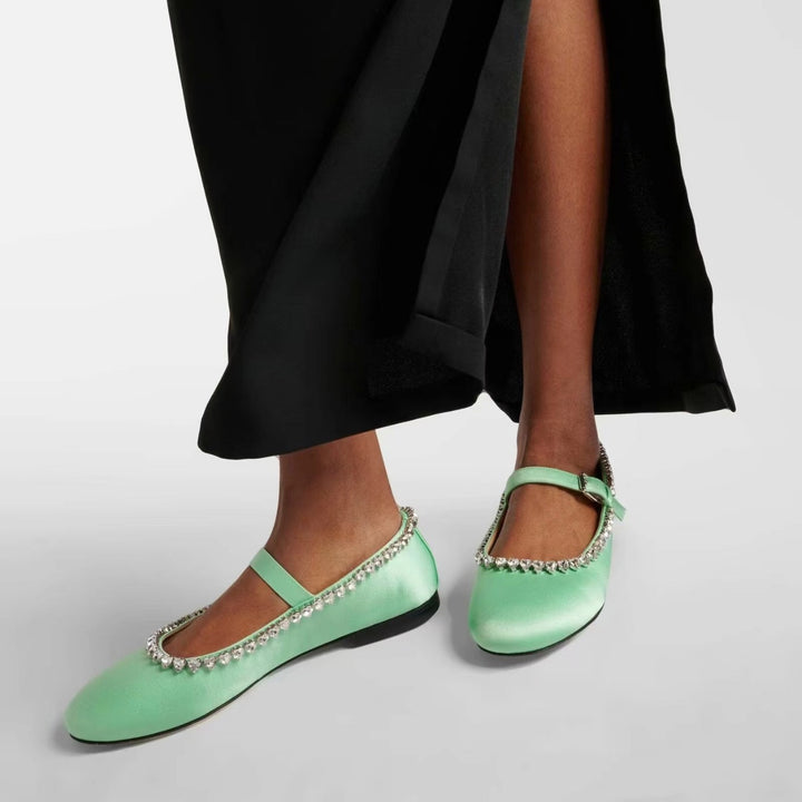 Femme Elegant Dekoreret Mary Jane Flats Stilla
