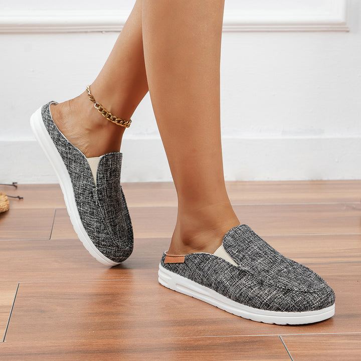 Dame Mode Slip-Ons med komfortabel pasform og unikt dyremønster Stilla