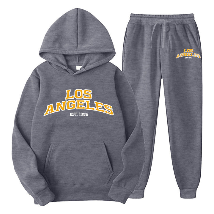 Kvindernes Sporty Hoodie og Joggingbukser Sæt Skovae