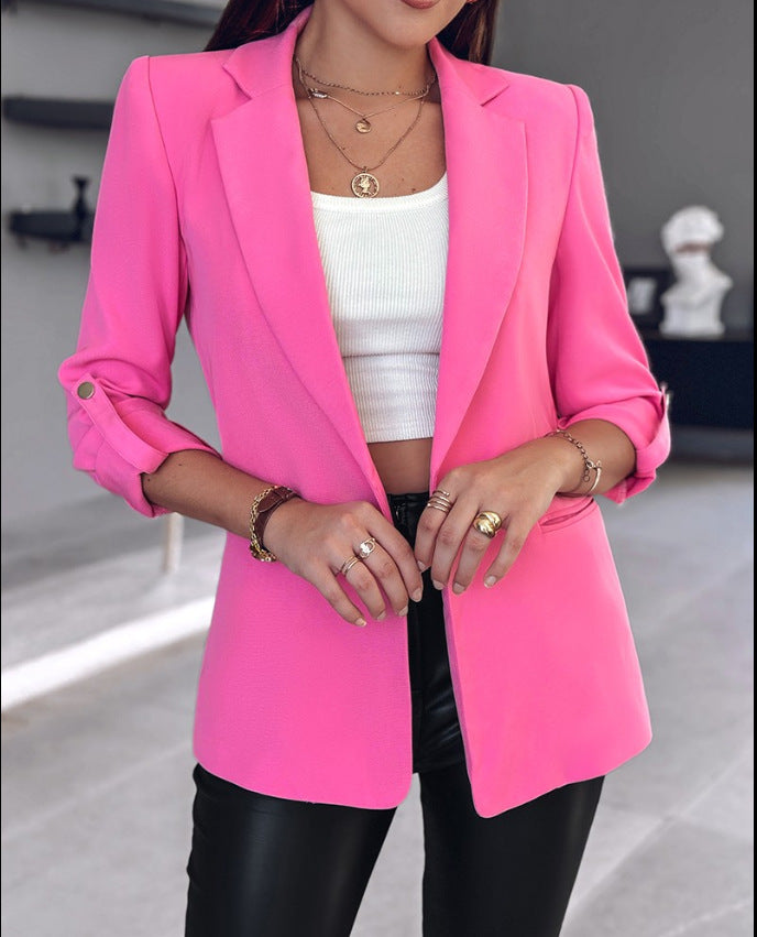 Dame Blazer med figursyende snit og modiske detaljer Stilla